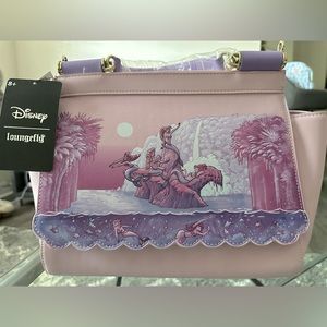 Loungefly Disney Peter Pan Mermaid Lagoon Satchel Bag Exclusive
